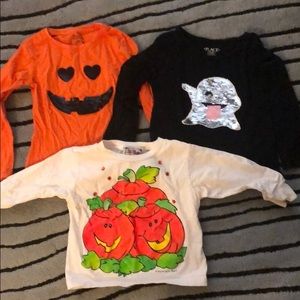 3 Halloween Shirts - Ages 3-5